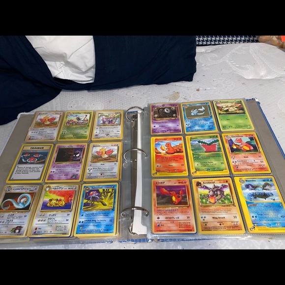 Pokémon cards. One of my old binders.